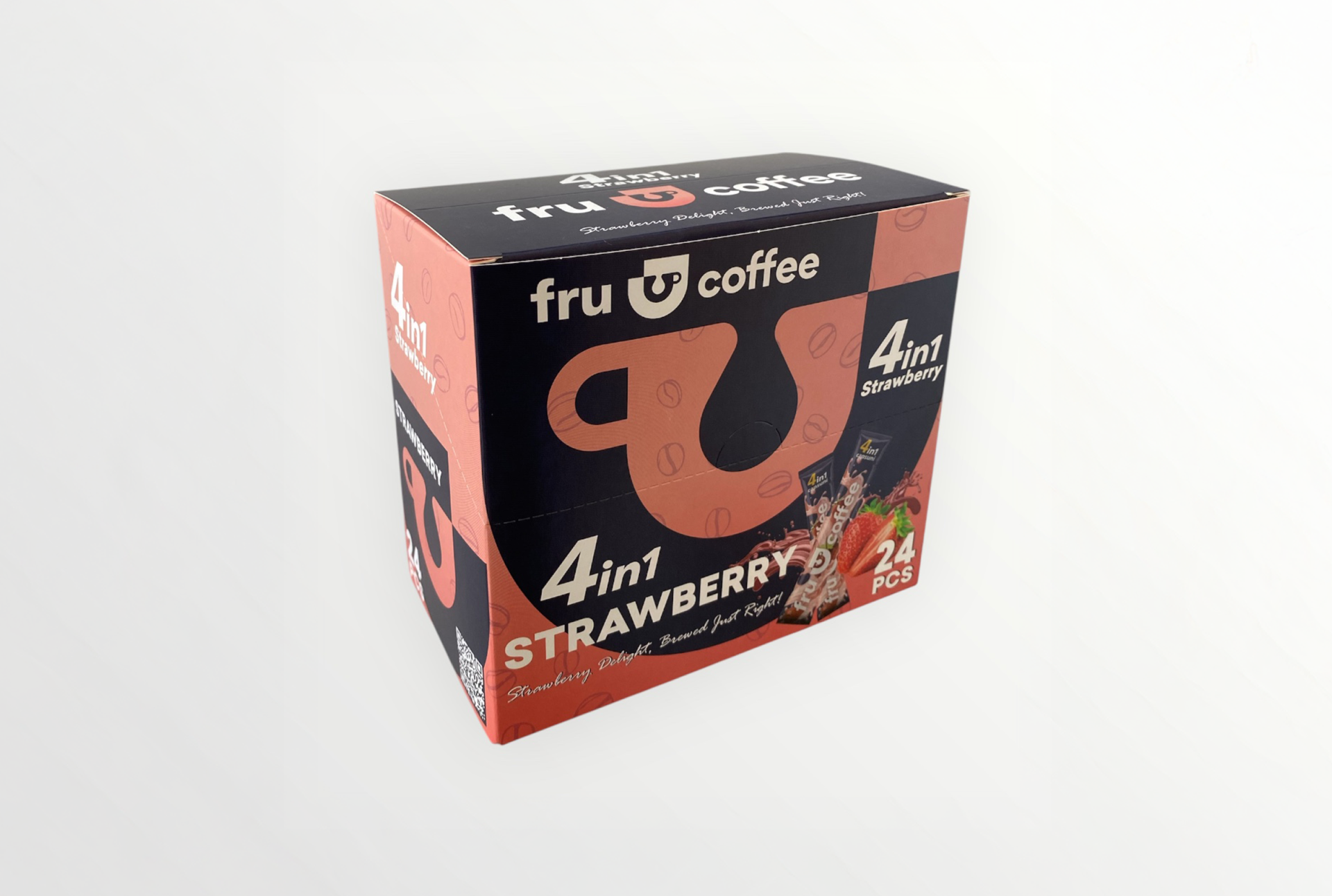 FruCoffee 4 in 1 Capșuni